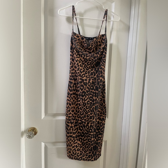 Y2k Sexy tight fit cheetah print dress - Picture 1 of 5